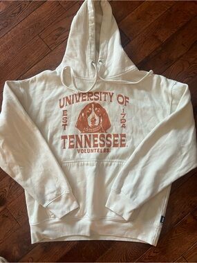 University of Tennessee Volunteer Graphic Hoodie - Ivory with Orange Print
